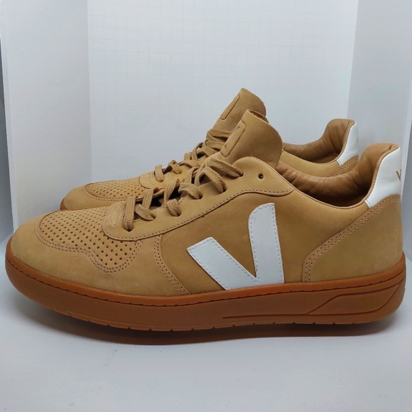 COPY - VEJA Size-11 Tan Sneaker - Picture 3 of 5